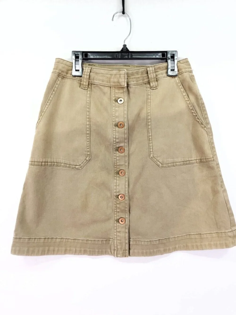 Anthropologie Pilcro and The Letterpress Sun-Faded Utility Skirt Size 0 26x18 - Picture 1 of 11